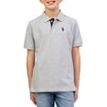thumbnail image 6 of U.S. Polo Assn. Boys Pique Polo Shirt, 2-Pack, Sizes 4-18, 6 of 7