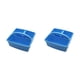 thumbnail image 1 of Bandeja de almacenamiento Wosthever Cesta de almacenamiento apilable 3 celdas Macaron azul 2Conjunto, 1 of 6