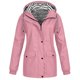 thumbnail image 3 of Neewe Women's Waterproof Rain Jacket Lightweight Raincoat Hooded Hiking Jacket Softshell Windbreaker, 3 of 8