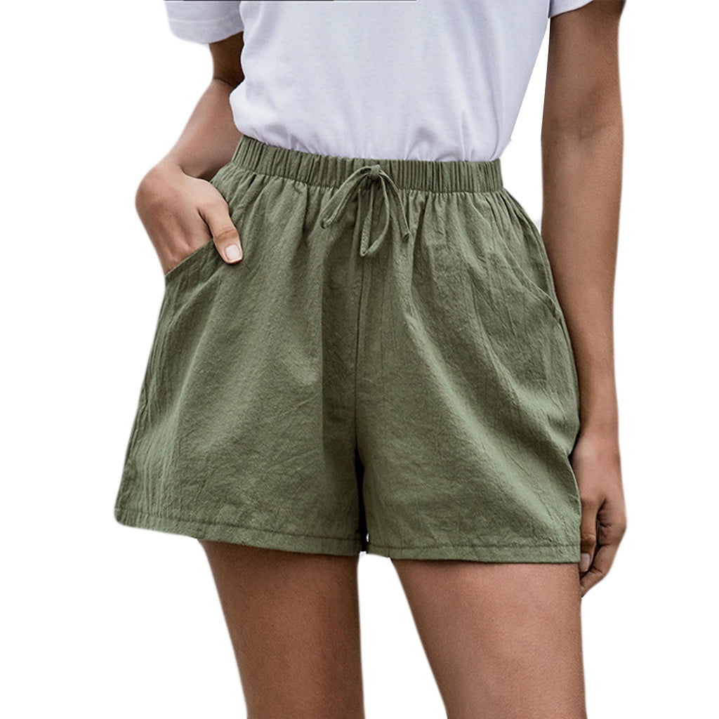 aurora X Women Solid High Waist Cotton 