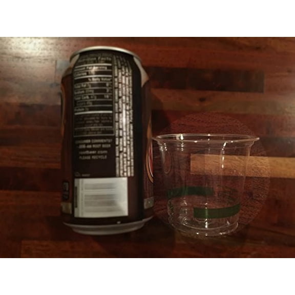 World Centric Compostable PLA Disposable Plastic Cups, 6 oz, Clear, 400 Count