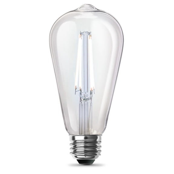 Feit ST19 E26 (Medium) Filament LED Bulb Daylight 100 Watt Equivalence 2 pk