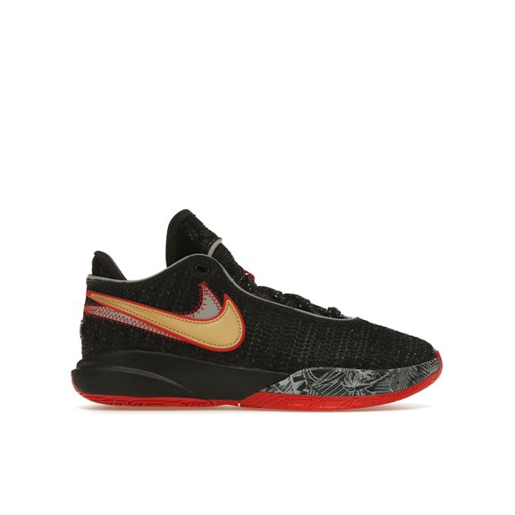 Nike Kid's LeBron 20 Black University Red Basketball Shoes, from StockX