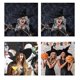 thumbnail image 3 of 3 Pcs Halloween Witch Hats Black Spider Bat Witch Hat Large Ruched Hats Women Costume Accessory for Halloween Cosplay Party, 3 of 4