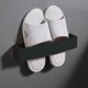 thumbnail image 1 of Slipper Storage Rack Wall Mounted | Bathroom Shoe Organizer | Plastic | Retractable & Space-Saving | Easy Adhesive Install | Fits Flat Shoes, Slippers | 27.5x5x5cm | Gray Pink White Black | 1 Pc, 1 of 6