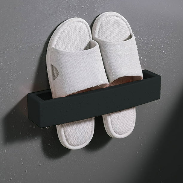 Fiudx Perchero para Zapatillas, Diseño de Pared, Organizador Compacto, Ideal para Baño y Aseo, Fácil Instalación Adhesiva, Retráctil para Varios Tamaños, 27,5 X 5 X 5 Cm.