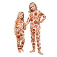 thumbnail image 2 of Onlypjs Halloween Family Matching Pajamas Set Pumpkin and Ghost Print Sleepwear Long Sleeve Fall Holiday Loungewear Outfit, 2 of 7