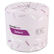 Cascades Pro Select Standard Bath Tissue, 2-Ply, White, 4 X 3.19, 500/Roll, 96/Carton