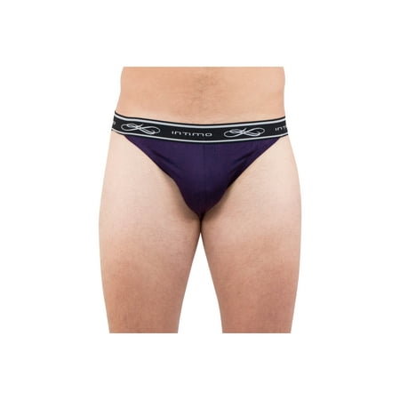 Mens Classic Silk Bikini Thong Underwear