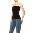 thumbnail image 2 of Women's 3-Pack Tube Tops ? Elastic Top Lightweight Stretchy Fit, 2 of 4