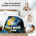 thumbnail image 3 of Personalized Volleyball Blanket Gifts - Lightweight Soft Sports Throw Blankets for Adults Women - Custom Volleyball Blanket for Volleyball Players Team - 60x80 Inches Twin Blanket for Bed Couch, 3 of 6