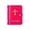 Pink, variant on Yardvibe Catholic Faux Leather Holy Card Holder, 5.51"x4.33" Compact Binder Style Organizer for Religious Items, Cross & Devotional Storage (Blue, 1PC Card Holder + 24PC Card Sheets Set)