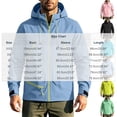 thumbnail image 3 of IROINNID Men's Waterproof Hooded Rain Jacket Full Zip Lightweight Outdoor Shell Coat with Contrast Zippers and Adjustable Hood for Hiking Camping Travel, 3 of 9