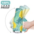 thumbnail image 6 of 40oz Tropical Pineapple Pattern Stainless Steel Flip Straw Tumbler Spill Proof Travel Cup Double Wall Vacuum Insulated Coffee Mug with Top Handle, 6 of 6