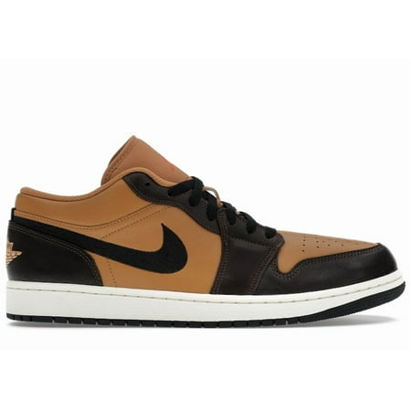 Jordan Men's 1 Low SE Flax Baroque Brown Basketball Shoes, from StockX