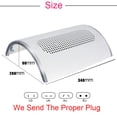 thumbnail image 4 of Nail Dust Collector Fan Vacuum Cleaner Manicure Machine Tools With Filter Strong Power Nail Art Tool Nail Vacuum Cleaner, 4 of 7