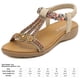 thumbnail image 2 of Sandalias con punta abierta para mujer cómodas sandalias planas elásticas sandalias con punta abierta para mujer, 2 of 9