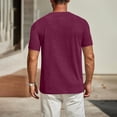 thumbnail image 3 of Guluxicc Cotton T Shirts for Men Lightweight Short Sleeve Crew Neck Solid Color Tops Relaxed Fit Summer Casual Tops, 3 of 6