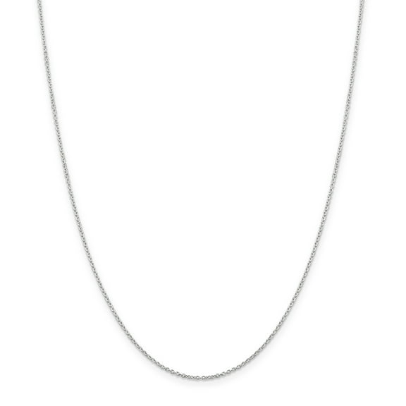 Primal Silver Sterling Silver 1.25mm Cable Chain