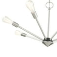 thumbnail image 2 of Livex Lighting 45837-04 Prague 7 Light 29" Wide Abstract Chandelier - Black, 2 of 5