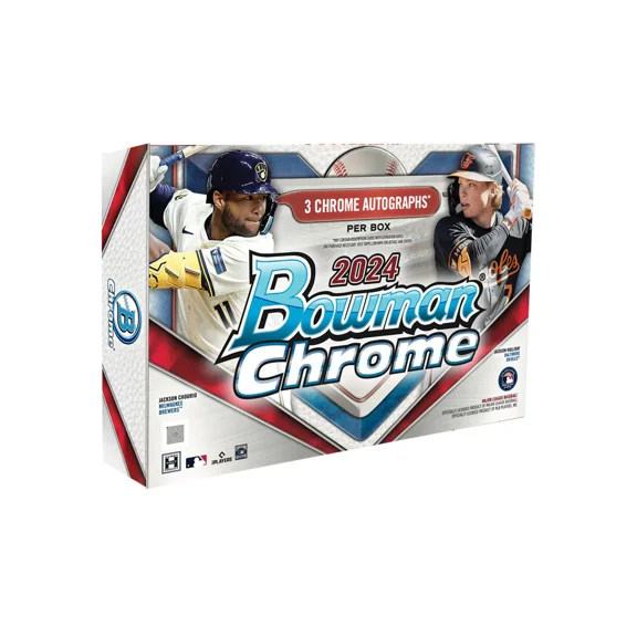 2024 Bowman Chrome Baseball HTA Choice Box - MLB Topps Cards