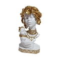 thumbnail image 2 of Busto de mujer africana, estatua de mujer, figura de resina, adorno estético Estilo B, 2 of 9