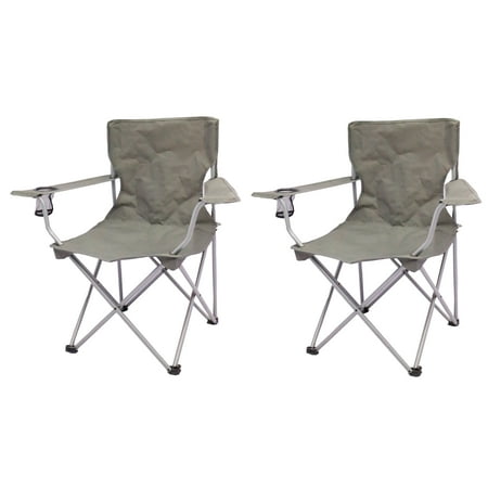 Ozark Trail Quad Folding Camp Chair 2 Pack