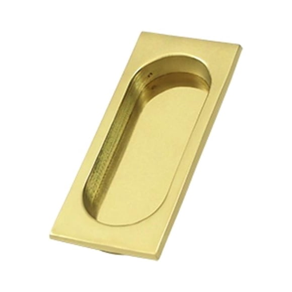Deltana FP4134U3 4 x 1.62 x 0.37 in. Large Flush Pull- Bright