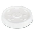 thumbnail image 2 of Dart Plastic Lids, Fits 12 oz to 24 oz Hot/Cold Foam Cups, Straw-Slot Lid, Translucent, 100/Pack, 10 Packs/Carton, 2 of 8