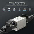 thumbnail image 4 of ZOERAX RJ45 Coupler Ethernet Extender 10Gbps, Cat7 Ethernet Coupler Female to Female Connector for Cat7/ Cat6/ Cat5e Cable 2-Pack, 4 of 6