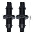 thumbnail image 4 of Straight Hose Adapter, Drip Irrigation Connector Black 4/7  For Farm For Garden, 4 of 8