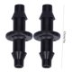 thumbnail image 4 of Adaptador De Manguera Recta, Accesorio De Púas Negro ABS De 2 Vías 100 Piezas Para Jardín Para Granja Cergrey Straight Hose Adapter, 4 of 8