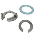 thumbnail image 3 of EcoNesxp design Unique Rétro Luxe 1 Ensemble Blanc 304 Acier Inoxydable Écrou Verrouillable Anti-Dérapant Adapté pour Robinet Attache d'Évier Accessoires d'Installation Trou Unique Pièces de Fixation si, 3 of 4