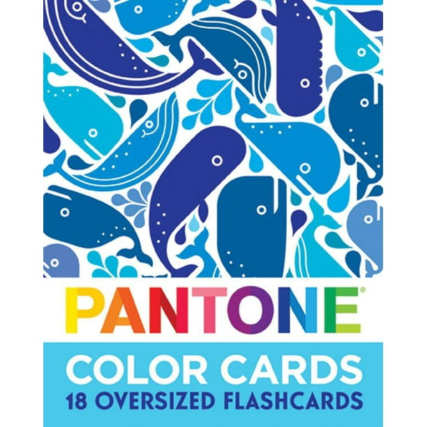Pantone Color Cards 18 Oversized Flash Cards Walmart Com