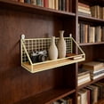 thumbnail image 2 of PLPPYFS Non Perforated Wall Shelves For Storage Hanging Baskets Bedroom Wall Partitions Wall Mounted Shelves, Wall Hanging Baskets, for Kitchen Coffee Bar Office Room Garage Storage Organization, 2 of 6