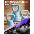 thumbnail image 6 of EAST MOUNT Adjustable Kettlebell, 5lb 9lb 15lb Kettlebell Weights Set, Ergonomic Design & Wide-Handle for Home Gym, Full-Body Workouts Strength Rehabilitation Training, Good for Men Women & Beginners, 6 of 8