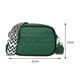 thumbnail image 3 of Bolsa de hombro de piel de vaca de primera capa, bandolera con letras de moda para el trabajo (verde) Ndcxsfigh Para Estrenar, 3 of 9