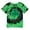 Green_001, variant on Bmisegm Cute Shirts For Teens St Patricks Day Unisex Kids Short Sleeve Shirt 3 12 Years Holiday Themed Casual Top Birthday Boy Shirt 3-4 Years 110