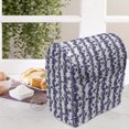 thumbnail image 3 of Luau Stand Mixer Cover, Vertical Branches of Hibiscus Plant Leaves and Blossoms Hawaii Floral Nature, Kitchen Appliance Organizer Bag Cover with Pockets, 5 Quarts, Night Blue and White, by Ambesonne, 3 of 4