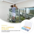 thumbnail image 2 of 1 Set 200pcs Self Tapping Screws Expansion Rubber Plugs Expansion Screws Stoppers, 2 of 7