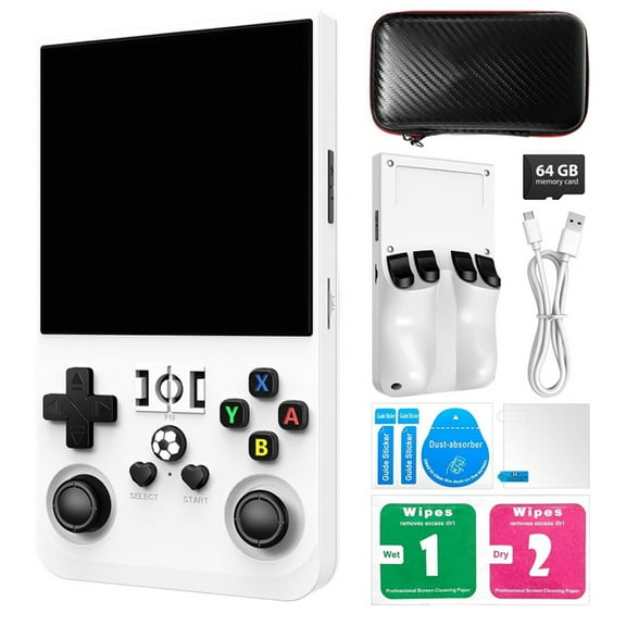 AOOOWER 4.0in Portable Game Player R36Max Classical Game Compatibility Clear Output