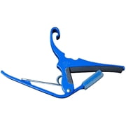 Kyser Quick Change Capo Easy One Handed Operation, Blue