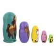 thumbnail image 2 of Set of 5 Horses Wooden Nesting Dolls 6 Inches, 2 of 4