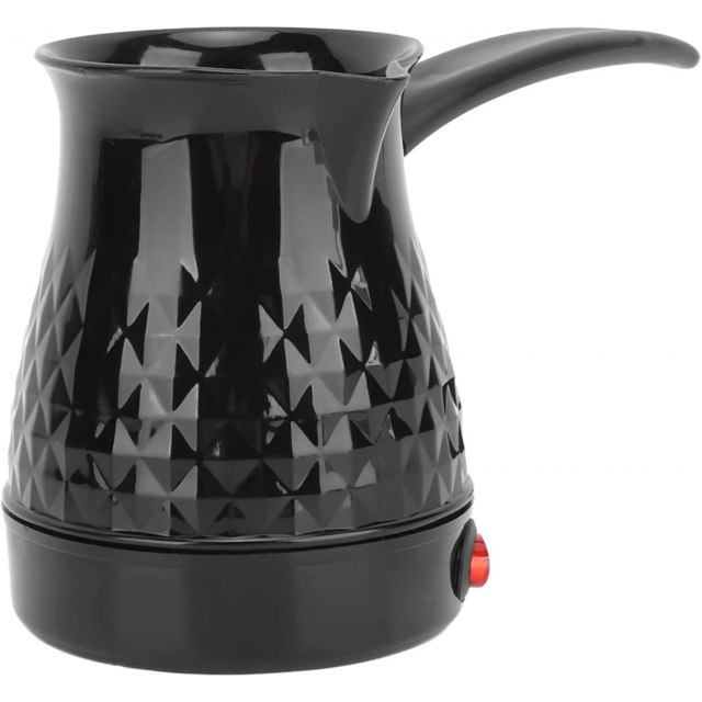 600W 600ml Portable Stainless Steel Electric Tea Coffee Maker Kettle Turkish Coffee Pot Greek Arabic Coffee Maker with Handle