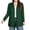 #04 Green, variant on Women's Long Sleeve Open Front Cardigan, Relaxed Fit Layering Jacket, Casual Solid Color Outerwear, Pull-on Cocoon Jacket for Casual Vacation Leisure, Black L