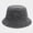 Gray, variant on Unisex Washed Cotton Bucket Hat Dog Embroidery Vintage Wide Brim Sun Hat