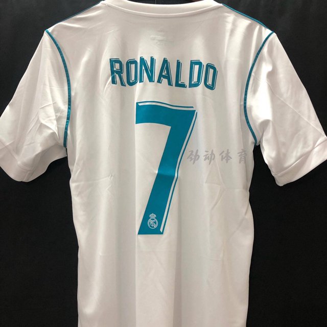 Real madrid camiseta real madrid Real Madrid camiseta real madrid No 7 Christian Ronaldo 17-18 final de la Liga de Campeones camiseta Personalización del equipo