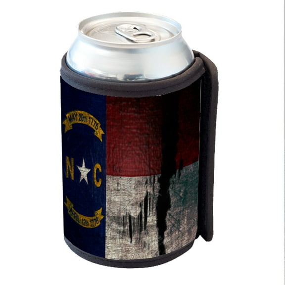 KuzmarK Insulated Drink Can Cooler Hugger - North Carolina