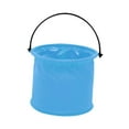 thumbnail image 2 of S SERENABLE Folding Bucket Watercolor Brush Washer Bucket Waterproof Portable Camp Wash Basin Container for Travel Studio Camping Fishing Blue, 2 of 8