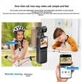 thumbnail image 1 of 4G Protable Digital Camera 2K Pocket Motion Camera 180 Degrees Rotate Bike Driver Recorder Body Worn Camera 32G, 1 of 8